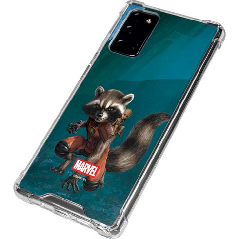 Marvel Rocket and Baby Groot Cosmic Bond Galaxy Note20 5G Clear Case