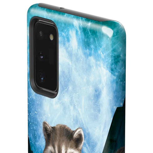 Marvel Rocket and Baby Groot Cosmic Bond Galaxy Note20 5G Pro Case