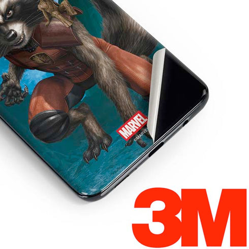 Marvel Rocket and Baby Groot Cosmic Bond Galaxy S10 Plus Skin