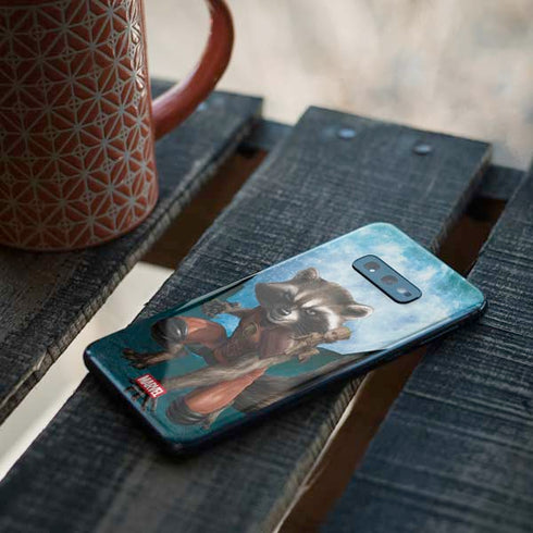 Marvel Rocket and Baby Groot Cosmic Bond Galaxy S10e Skin