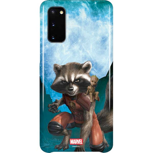 Marvel Rocket and Baby Groot Cosmic Bond Galaxy S20 Lite Case