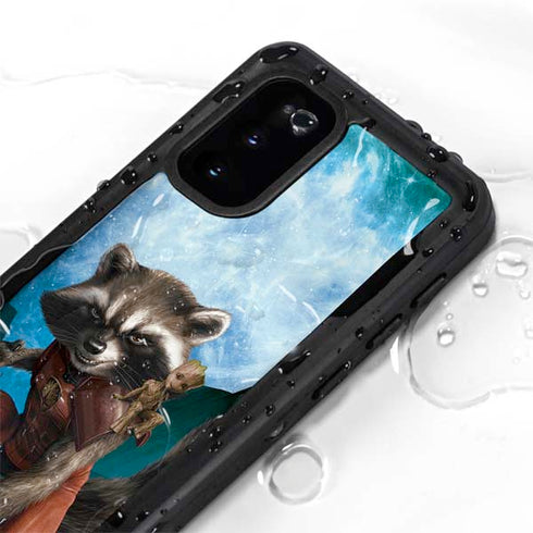 Marvel Rocket and Baby Groot Cosmic Bond Galaxy S20 Waterproof Case