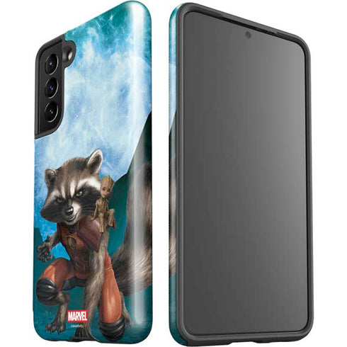 Marvel Rocket and Baby Groot Cosmic Bond Galaxy S21 5G Pro Case