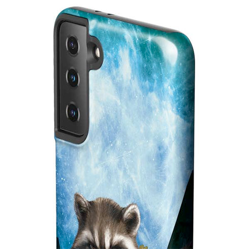 Marvel Rocket and Baby Groot Cosmic Bond Galaxy S21 FE Pro Case