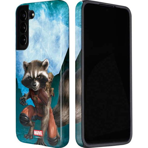 Marvel Rocket and Baby Groot Cosmic Bond Galaxy S22 Plus Pro Case
