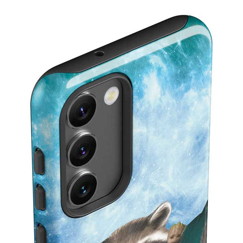 Marvel Rocket and Baby Groot Cosmic Bond Galaxy S23 Plus Pro Case