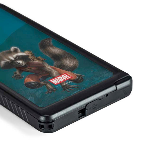 Marvel Rocket and Baby Groot Cosmic Bond Galaxy S24 Ultra Waterproof Case