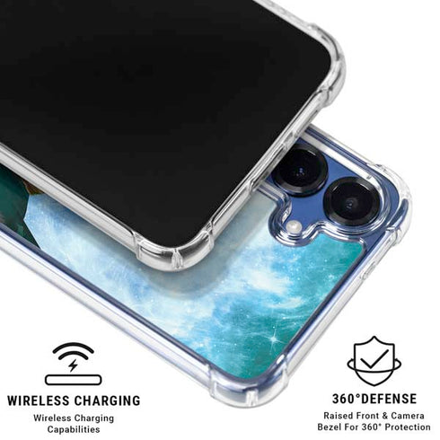 Marvel Rocket and Baby Groot Cosmic Bond Galaxy S25 Clear Case