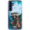 Marvel Rocket and Baby Groot Cosmic Bond Galaxy S25 Plus Clear Case