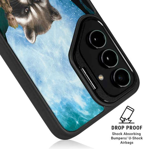 Marvel Rocket and Baby Groot Cosmic Bond Galaxy S25 Plus Kickstand Case