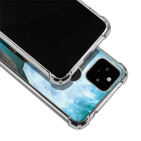 Marvel Rocket and Baby Groot Cosmic Bond Google Pixel 4a 5G Clear Case