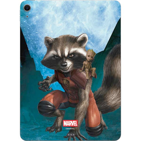 Marvel Rocket and Baby Groot Cosmic Bond Apple iPad Air Skin