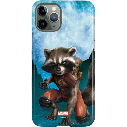 Marvel Rocket and Baby Groot Cosmic Bond iPhone 11 Pro Lite Case