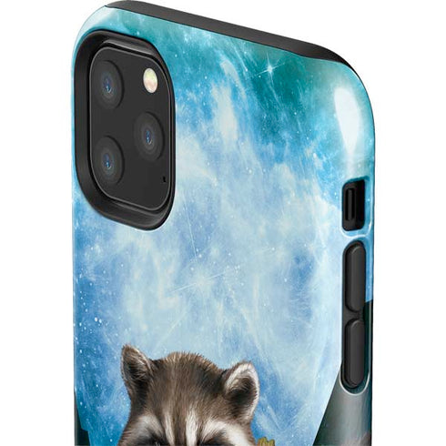 Marvel Rocket and Baby Groot Cosmic Bond iPhone 11 Pro Max Impact Case