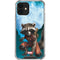 Marvel Rocket and Baby Groot Cosmic Bond iPhone 12 Clear Case