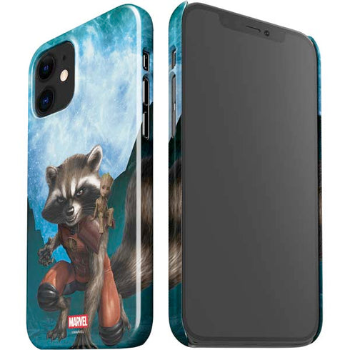 Marvel Rocket and Baby Groot Cosmic Bond iPhone 12 Mini Lite Case