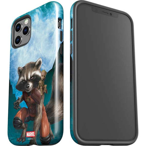 Marvel Rocket and Baby Groot Cosmic Bond iPhone 12 Pro Max Impact Case