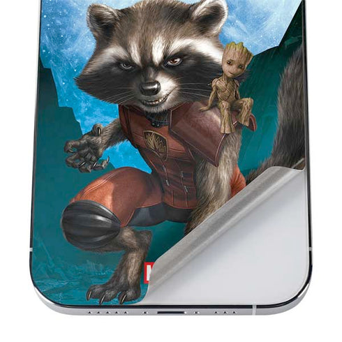 Marvel Rocket and Baby Groot Cosmic Bond iPhone 12 Pro Max Skin