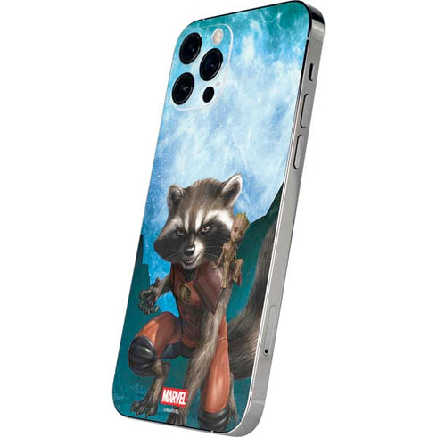Marvel Rocket and Baby Groot Cosmic Bond iPhone 12 Pro Skin
