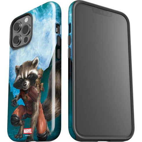 Marvel Rocket and Baby Groot Cosmic Bond iPhone 13 Pro Max Impact Case