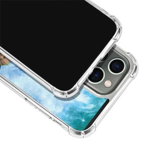 Marvel Rocket and Baby Groot Cosmic Bond iPhone 14 Pro Clear Case