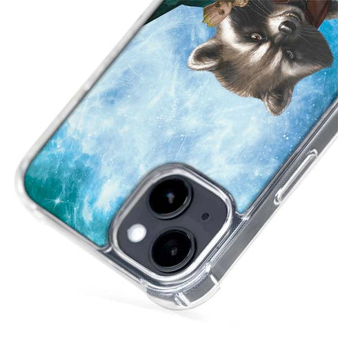 Marvel Rocket and Baby Groot Cosmic Bond iPhone 15 MagSafe Case