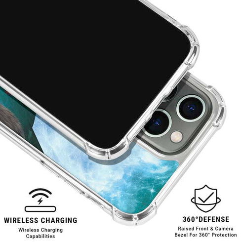 Marvel Rocket and Baby Groot Cosmic Bond iPhone 16 Pro Max Clear Case