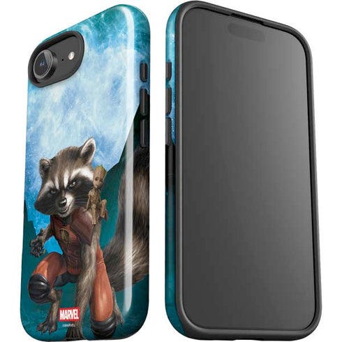 Marvel Rocket and Baby Groot Cosmic Bond iPhone 16e Impact Case