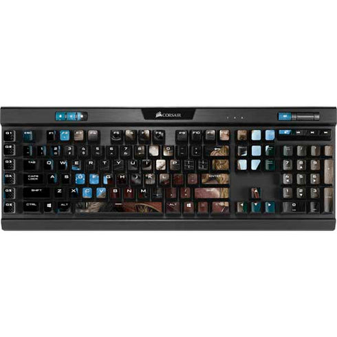 Marvel Rocket and Baby Groot Cosmic Bond K95 RGB PLATINUM Mechanical Gaming Keyboard Skin