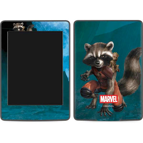 Marvel Rocket and Baby Groot Cosmic Bond Amazon Kindle Skin