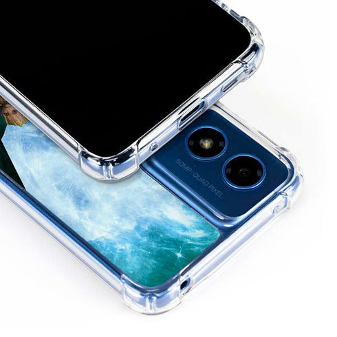 Marvel Rocket and Baby Groot Cosmic Bond Moto G 5G (2024) Clear Case