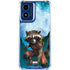 Marvel Rocket and Baby Groot Cosmic Bond Moto G Play 4G (2024) Clear Case
