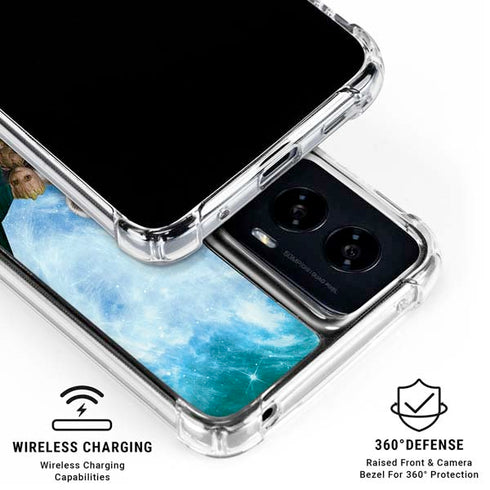Marvel Rocket and Baby Groot Cosmic Bond Moto G Power 5G (2024) Clear Case