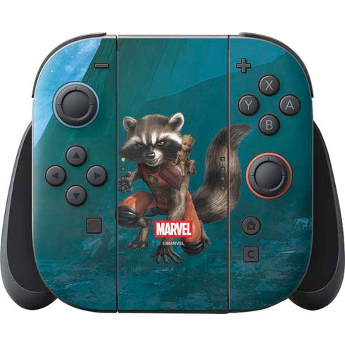 Marvel Rocket and Baby Groot Cosmic Bond Nintendo Switch 2 (2025) Joy-Con Controller Skin