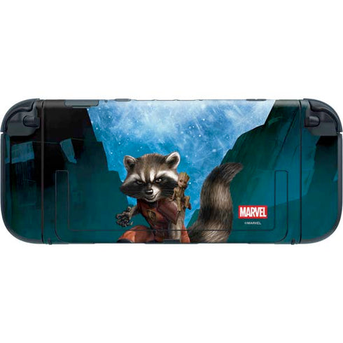 Marvel Rocket and Baby Groot Cosmic Bond Nintendo Switch 2 (2025) with Joy-Con Skin