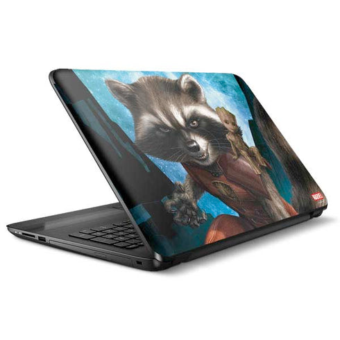 Marvel Rocket and Baby Groot Cosmic Bond HP Notebook Skin