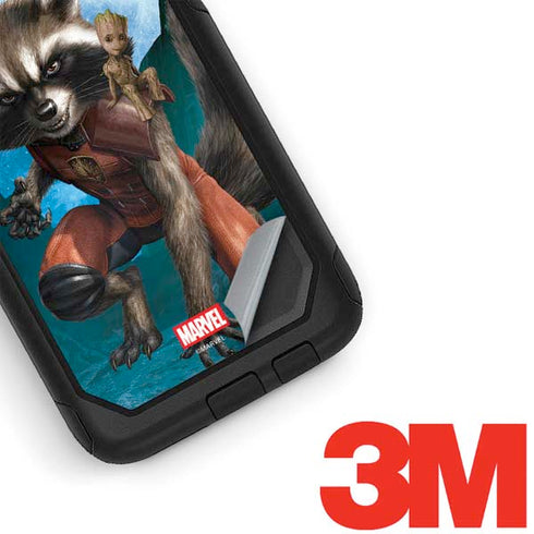 Marvel Rocket and Baby Groot Cosmic Bond Otterbox Commuter Galaxy Skin