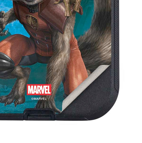 Marvel Rocket and Baby Groot Cosmic Bond Otterbox Defender iPhone Skin