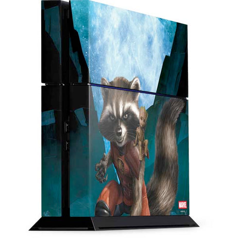 Marvel Rocket and Baby Groot Cosmic Bond PlayStation PS4 Skins