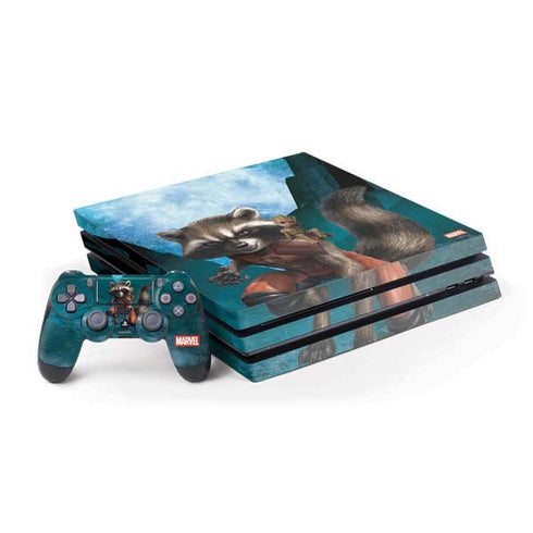 Marvel Rocket and Baby Groot Cosmic Bond PlayStation PS4 Skins