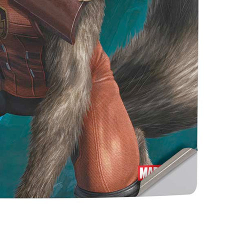 Marvel Rocket and Baby Groot Cosmic Bond PS5 Console Skin