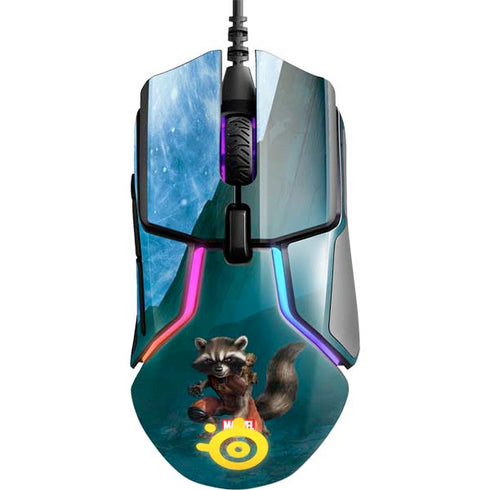 Marvel Rocket and Baby Groot Cosmic Bond SteelSeries Rival 600 Gaming Mouse Skin