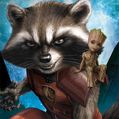 Marvel Rocket and Baby Groot Cosmic Bond Surface Book 2 15in Skin