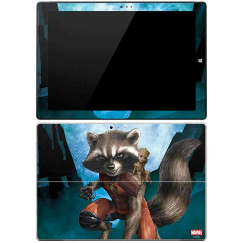 Marvel Rocket and Baby Groot Cosmic Bond Surface Pro 3 Skin