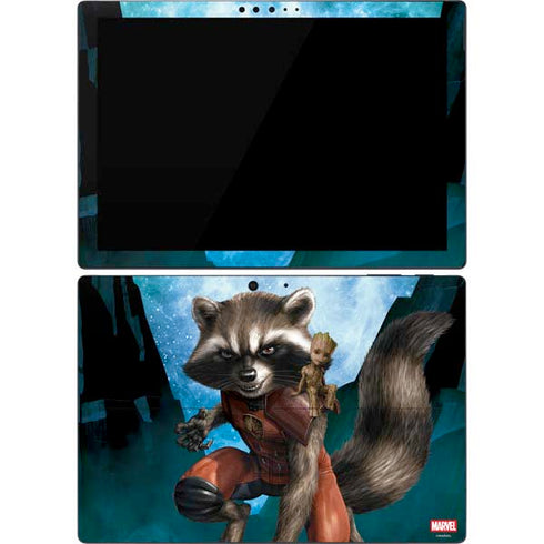 Marvel Rocket and Baby Groot Cosmic Bond Surface Pro 7 Skin