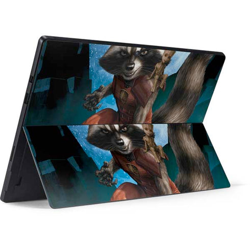 Marvel Rocket and Baby Groot Cosmic Bond Surface Pro 7 Skin