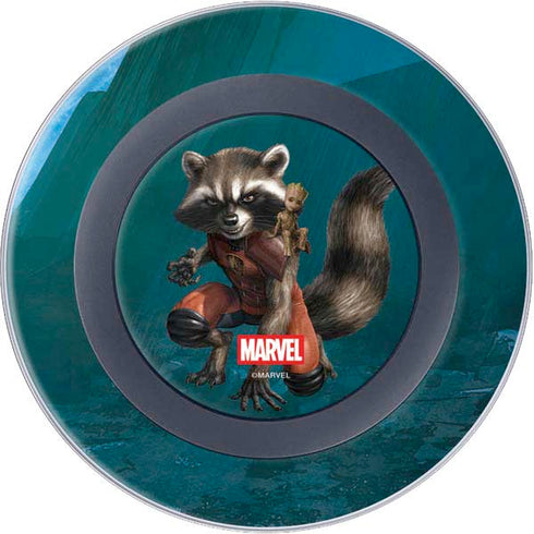 Marvel Rocket and Baby Groot Cosmic Bond Wireless Charger Skin