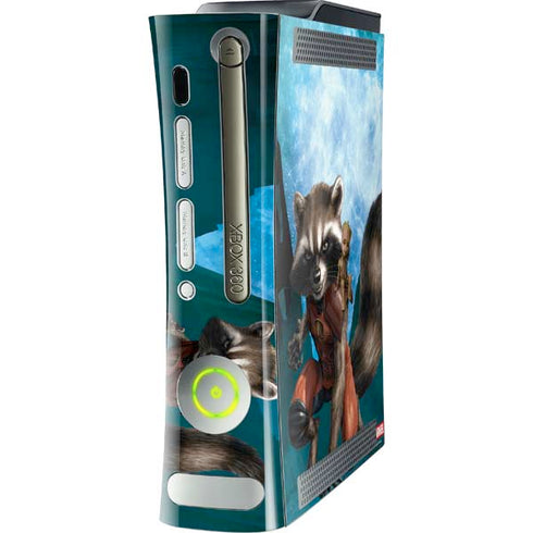 Marvel Rocket and Baby Groot Cosmic Bond Xbox 360 (Includes HDD) Skin