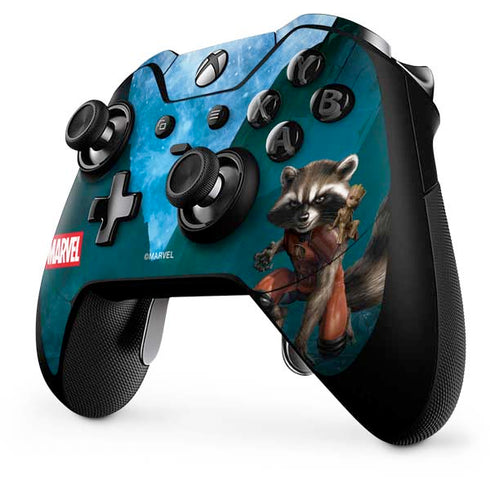 Marvel Rocket and Baby Groot Cosmic Bond Xbox One Elite Controller Skin