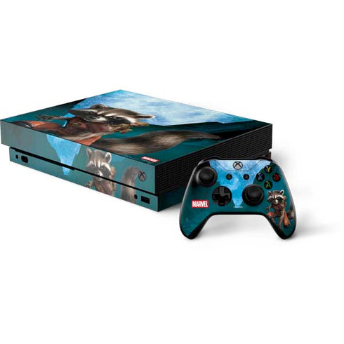 Marvel Rocket and Baby Groot Cosmic Bond Xbox One Skins